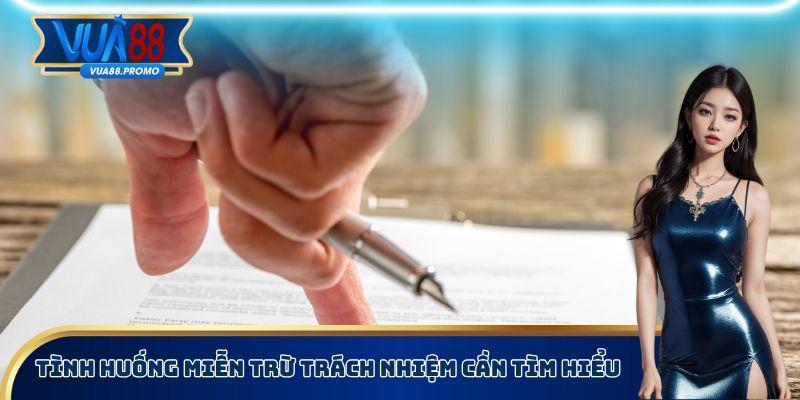 Tình huống miễn trừ trách nhiệm cần tìm hiểu